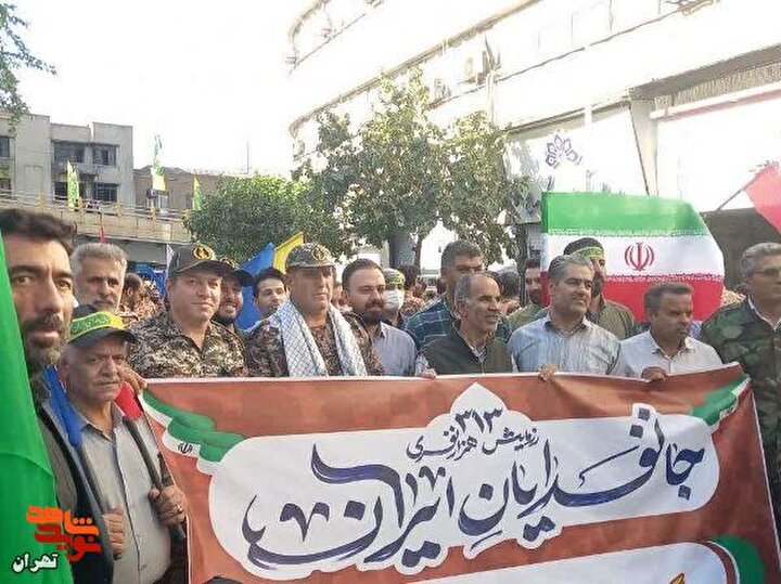 حضور مدیرکل بنیاد شهید تهران بزرگ در رزمایش بزرگ «جان‌فدای ایران»
