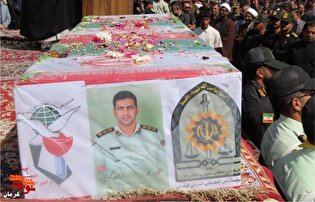 پیکر مطهر شهید «مهدی جمشیدی‌پور» در دیار کریمان...