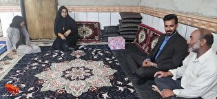 دیدار رئیس بنیاد شهید شهرستان حاجی‌آباد با خانواده...