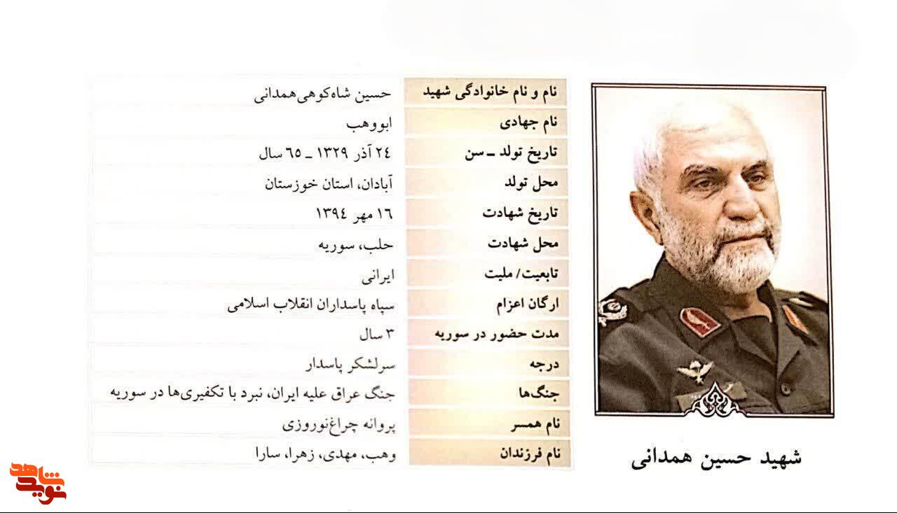 مروری بر زندگی نامه شهید مدافع حرم «حسین همدانی» مروری بر زندگی نامه شهید مدافع حرم «حسین همدانی»