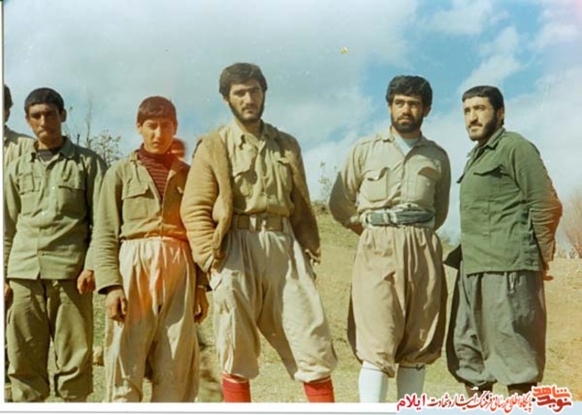  رزمندگان در مناطق مختلف عملیاتی  استان ایلام در دوران دفاع مقدس 
