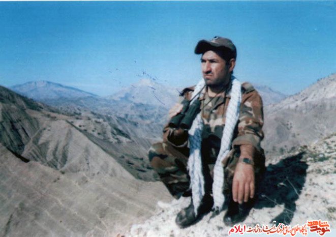 شهید ابراهیم باقری از شهدای استان ایلام 