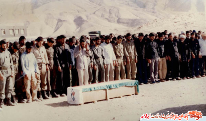 مراسم تشییع شهید «یاراله محمد میرزایی»