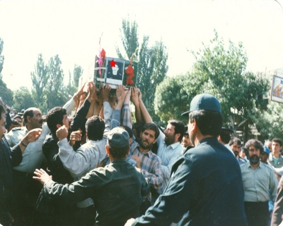 تشییع پیکر شهید کلاهی