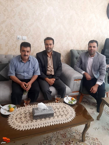 دیدار کارکنان بنیاد شهید شهرستان شاهرود با جانباز گرانقدر محمود نظری‌نژاد - بیست و پنجم خردادماه ۱۴۰۱ شهرستان شاهرود