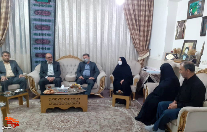 دیدار مسئولان شاهرودی با همسر گرامی شهید گران‌قدر اسحاق قدیری - یکم شهریورماه ۱۴۰۱ شهرستان شاهرود