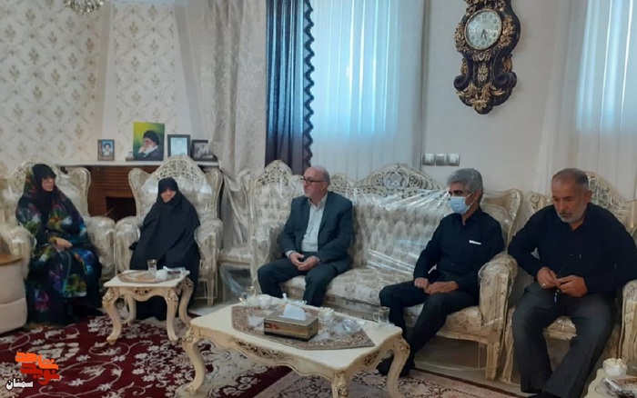 دیدار رئیس بنیاد شهید شهرستان شاهرود با و فرزندان گرامی شهید گران‌قدر میرآخوری - یکم شهریورماه ۱۴۰۱ شهر بسطام