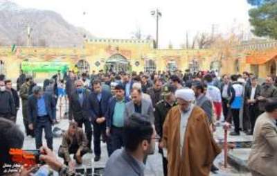 گلباران قبور شهدای لردگان