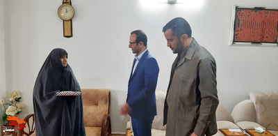 دیدار فرماندار و رئیس بنیاد شهید شهرستان شاهرود با مادر معزز شهید والامقام حسن پورحیدری- بیست و چهارم اسفندماه ۱۴۰۱ شهرستان شاهرود