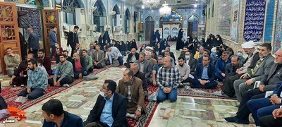 یادواره شهدای والامقام مدافع حرم محمد قنبریان و محمدحسین حمزه- بیست و هفتم فروردینماه ۱۴۰۲ امامزاده یحیی (ع) شهرستان سمنان