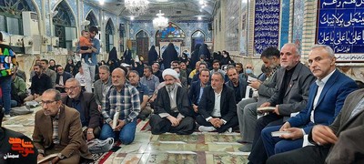 یادواره شهدای والامقام مدافع حرم محمد قنبریان و محمدحسین حمزه- بیست و هفتم فروردینماه ۱۴۰۲ امامزاده یحیی (ع) شهرستان سمنان
