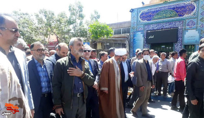 مراسم تشییع شهدای گرانقدر شبستانی و علیحسینی- چهاردهم اردیبهشتماه ۱۴۰۲ خیابان امام تا گلزار شهدای فردوس رضای شهرستان دامغان