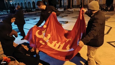 مراسم شب قدر در جوار مزار مطهر شهدا- چهاردهم فروردین ۱۴۰۳ گلزار شهدای شهرستان دامغان