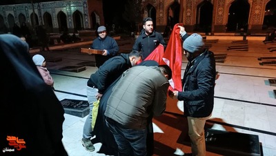 مراسم شب قدر در جوار مزار مطهر شهدا- چهاردهم فروردین ۱۴۰۳ گلزار شهدای شهرستان دامغان