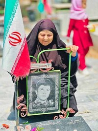 تجدید عهد و پیمان دانش‌آموزان با شهدا- بیست و هفتم اردیبهشت ۱۴۰۳ روستای چهارطاق شهرستان شاهرود