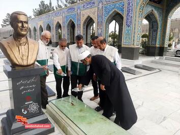 تجدید میثاق خادمیاران رضوی با آرمانهای والای شهدا- چهارم خرداد ۱۴۰۴ گلزار شهدای فردوسرضای شهرستان دامغان