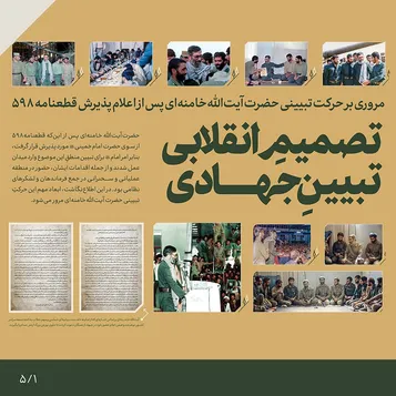 اطلاع‌نگاشت | تصمیم انقلابی تبیین جهادی